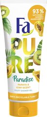 FA Pure Paradise Gel Gel Papaya & Kiwi 200 мл, 6 набор упаковки цена и информация | Масла, гели для душа | 220.lv