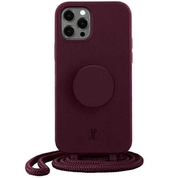 Etui JE PopGrip iPhone 12|12 Pro 6,1" classic wine 30033 (Just Elegance) cena un informācija | Telefonu vāciņi, maciņi | 220.lv