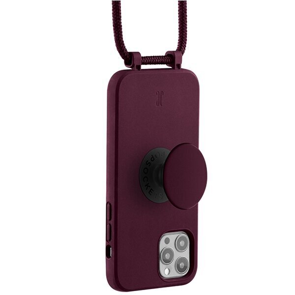 Etui JE PopGrip iPhone 12|12 Pro 6,1" classic wine 30033 (Just Elegance) cena un informācija | Telefonu vāciņi, maciņi | 220.lv