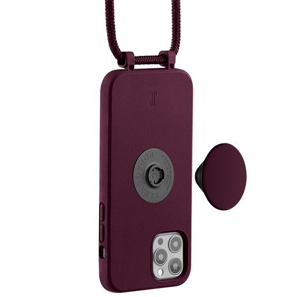 Etui JE PopGrip iPhone 12|12 Pro 6,1" classic wine 30033 (Just Elegance) cena un informācija | Telefonu vāciņi, maciņi | 220.lv