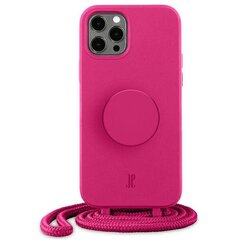 Etui JE PopGrip iPhone 12|12 Pro 6,1" różowy|orchid flower 30090 (Just Elegance) cena un informācija | Telefonu vāciņi, maciņi | 220.lv