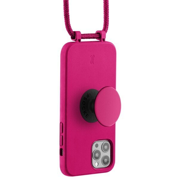 Etui JE PopGrip iPhone 12|12 Pro 6,1" różowy|orchid flower 30090 (Just Elegance) cena un informācija | Telefonu vāciņi, maciņi | 220.lv