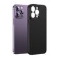 Magnetic Case Baseus Synthetic Fiber Series for iPhone 14 Pro (black)+ tempered glass + cleaning kit цена и информация | Telefonu vāciņi, maciņi | 220.lv
