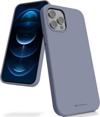 Чехол Mercury Silicone Case Apple iPhone 15 Pro Max лавандово-серый цена и информация | Чехлы для телефонов | 220.lv