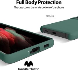 Чехол Mercury Silicone Case Apple iPhone 15 Pro Max темно зеленый цена и информация | Чехлы для телефонов | 220.lv