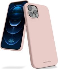 Maciņš Mercury Silicone Case Apple iPhone 15 Pro rozā smilšu krāsa cena un informācija | Telefonu vāciņi, maciņi | 220.lv