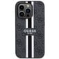 Guess GUHMP14LP4RPSK iPhone 14 Pro 6.1" czarny|black hardcase 4G Printed Stripes MagSafe цена и информация | Telefonu vāciņi, maciņi | 220.lv