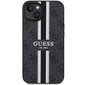 Guess GUHMP14MP4RPSK iPhone 14 Plus 6,7" czarny|black hardcase 4G Printed Stripes MagSafe cena un informācija | Telefonu vāciņi, maciņi | 220.lv