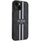 Guess GUHMP14MP4RPSK iPhone 14 Plus 6,7" czarny|black hardcase 4G Printed Stripes MagSafe цена и информация | Telefonu vāciņi, maciņi | 220.lv