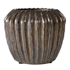 Keramikas puķu pods NOLANA 12,5 x 10,5(A) cm, brūns cena un informācija | Puķu podi | 220.lv