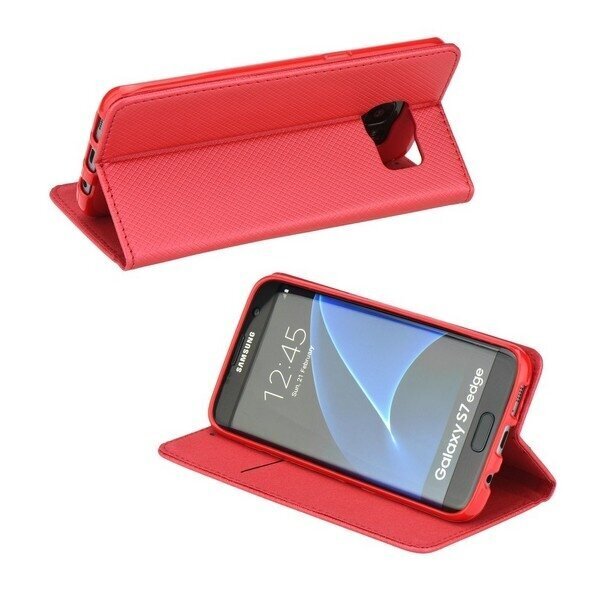 Etui Smart Magnet book Samsung Xcover 6 Pro czerwony|red cena un informācija | Telefonu vāciņi, maciņi | 220.lv
