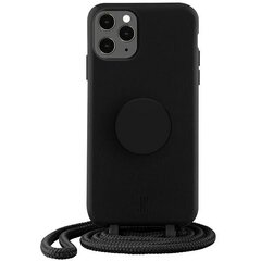 Etui JE PopGrip iPhone 11 Pro 5,8" czarny|black 30048 (Just Elegance) cena un informācija | Telefonu vāciņi, maciņi | 220.lv