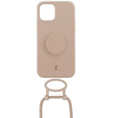 Etui JE PopGrip iPhone 12|12 Pro 6,1" beżowy|beige 30174 AW|SS23 (Just Elegance) cena un informācija | Telefonu vāciņi, maciņi | 220.lv