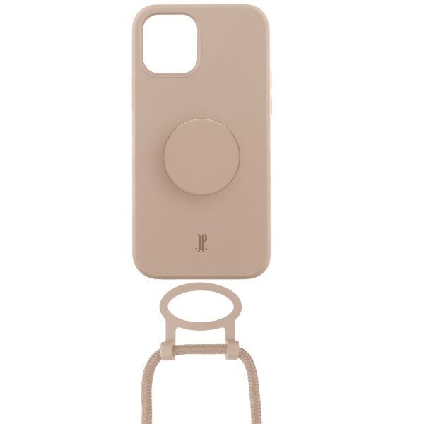 Etui JE PopGrip iPhone 12|12 Pro 6,1" beżowy|beige 30174 AW|SS23 (Just Elegance) cena un informācija | Telefonu vāciņi, maciņi | 220.lv