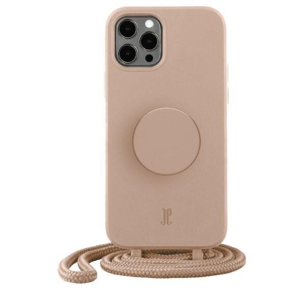 Etui JE PopGrip iPhone 12|12 Pro 6,1" beżowy|beige 30174 AW|SS23 (Just Elegance) cena un informācija | Telefonu vāciņi, maciņi | 220.lv