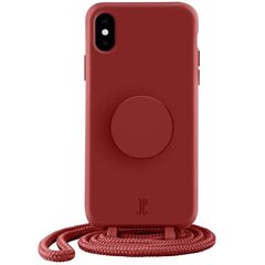 Etui JE PopGrip iPhone X|XS herbaciano różowy|tea rose 30020 (Just Elegance) cena un informācija | Telefonu vāciņi, maciņi | 220.lv