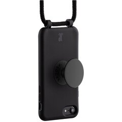 Etui JE PopGrip iPhone 7|8|SE 2020|2022 czarny|black 30007 (Just Elegance) cena un informācija | Telefonu vāciņi, maciņi | 220.lv