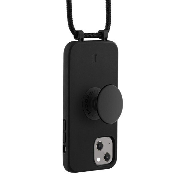 Etui JE PopGrip iPhone 13 6,1" czarny |black 30129 AW|SS23 (Just Elegance) cena un informācija | Telefonu vāciņi, maciņi | 220.lv