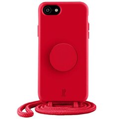 Etui JE PopGrip iPhone 7|8|SE 2020|2022 czerwony|cyber red 30009 (Just Elegance) cena un informācija | Telefonu vāciņi, maciņi | 220.lv