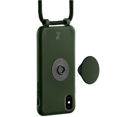 Etui JE PopGrip iPhone X|XS zielony|greener pastures 30015 (Just Elegance) цена и информация | Чехлы для телефонов | 220.lv