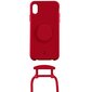 Etui JE PopGrip iPhone X|XS czerwony|cyber red 30016 (Just Elegance) cena un informācija | Telefonu vāciņi, maciņi | 220.lv