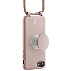 Etui JE PopGrip iPhone 7|8|SE 2020|2022 pastelowy fioletowy|hushed violet 30010 (Just Elegance) cena un informācija | Telefonu vāciņi, maciņi | 220.lv