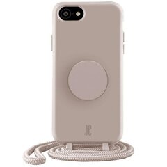 Etui JE PopGrip iPhone 7|8|SE 2020|2022 pastelowy fioletowy|hushed violet 30010 (Just Elegance) cena un informācija | Telefonu vāciņi, maciņi | 220.lv