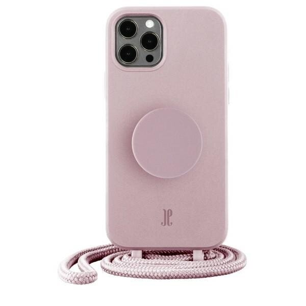 Etui JE PopGrip iPhone 12|12 Pro 6,1" jasno różowy|rose breath 30183 AW|SS (Just Elegance) cena un informācija | Telefonu vāciņi, maciņi | 220.lv
