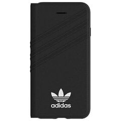 Adidas OR Booklet Case Suede iPhone 6 | 6S| 7 | 8 czarny|black 28597 цена и информация | Чехлы для телефонов | 220.lv