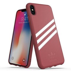 Adidas OR Moulded PU SUEDE iPhone Xs Max różowy|pink 32821 cena un informācija | Telefonu vāciņi, maciņi | 220.lv