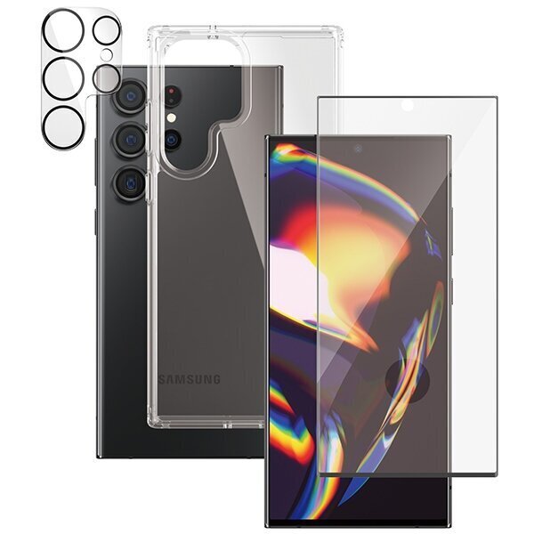 PanzerGlass Bundle 3in1 Sam S23 Ultra S918 Hardcase + Screen Protector + Camera Lens 0435+7317 cena un informācija | Telefonu vāciņi, maciņi | 220.lv