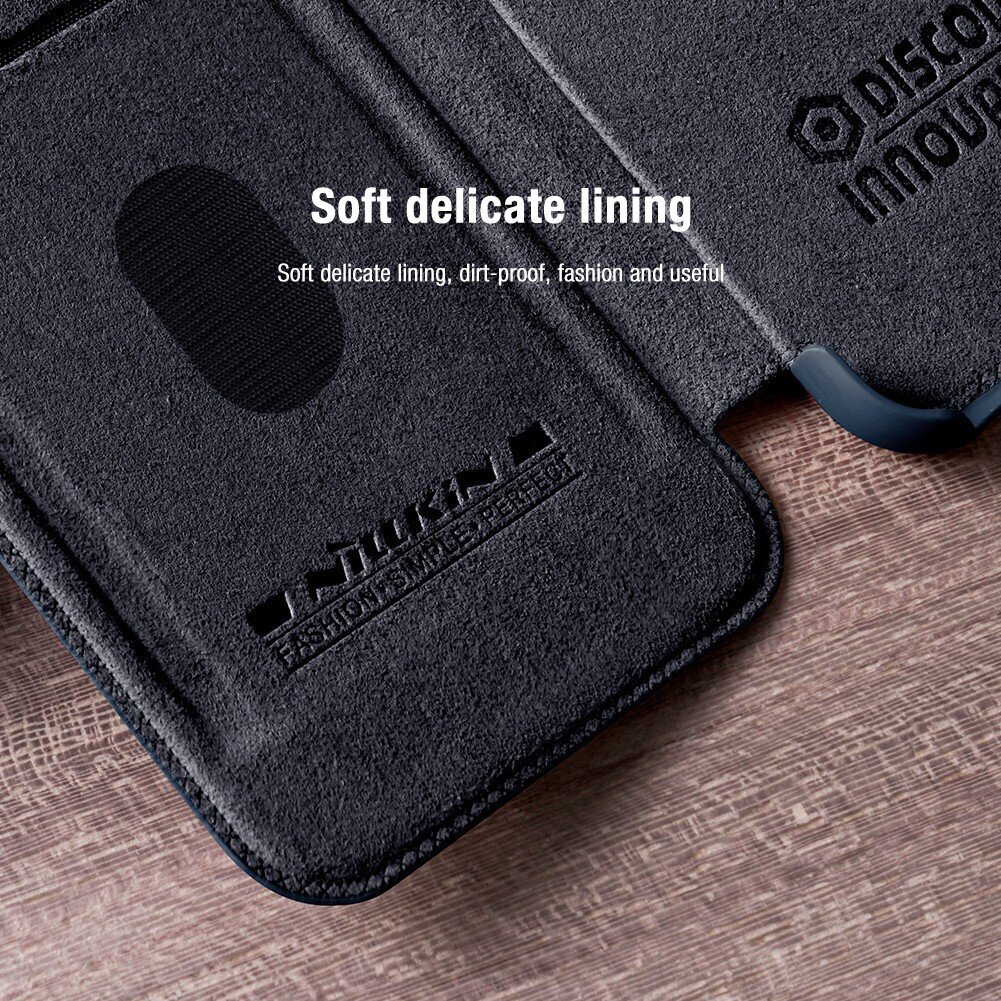 Nillkin Qin Book PRO Case for Samsung Galaxy A54 5G Brown cena un informācija | Telefonu vāciņi, maciņi | 220.lv