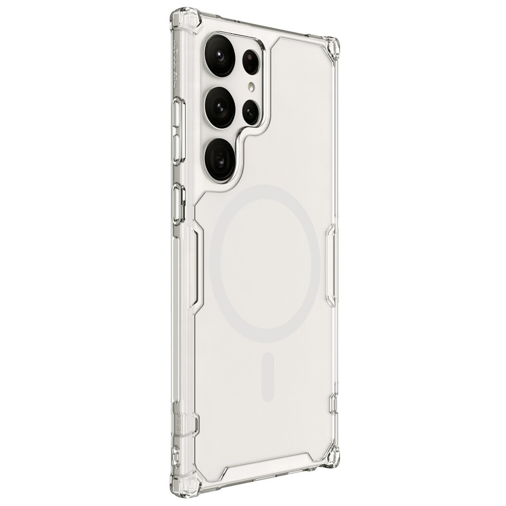 Nillkin Nature TPU PRO Magnetic Cover for Samsung Galaxy S23 Ultra Transparent cena un informācija | Telefonu vāciņi, maciņi | 220.lv