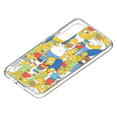 Panel Samsung GP-TOU021HOOYW do etui Frame Cover do Galaxy S22+ Simpsons Mix biały|white цена и информация | Чехлы для телефонов | 220.lv