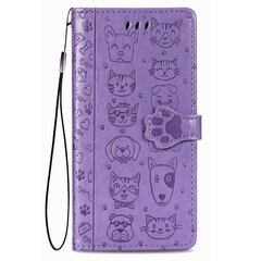 Чехол Cat-Dog Samsung A245 A24 4G пурпурный цена и информация | Чехлы для телефонов | 220.lv