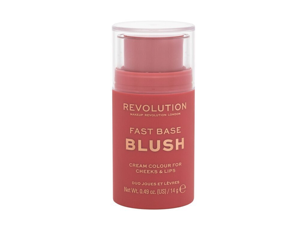 Makeup Revolution London Fast Base Blush vaigu sārtums 14 g, Bare цена и информация | Bronzeri, vaigu sārtumi | 220.lv