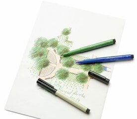 Набор ручек Faber Castell Pitt Landscape FC, 6шт. цена и информация | Канцелярия | 220.lv