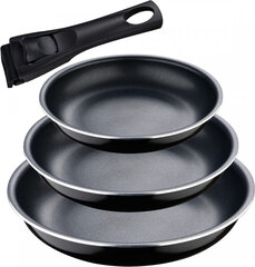 Bergner pannu komplekts Bergner Click & Cook (3 gab.) цена и информация | Cковородки | 220.lv