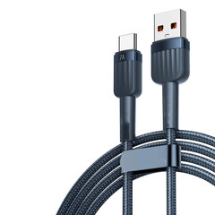 Kabelis TOOCKI USB A -> USB C PD 100W 7A 1,0 m, ātras uzlādes datu kabelis cena un informācija | Savienotājkabeļi | 220.lv