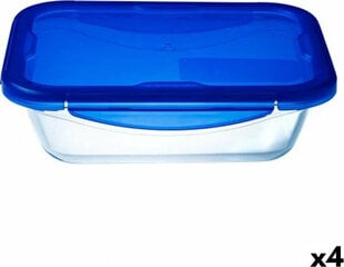 Hermētiska pusdienu kastīte Pyrex Cook & go, 30 x 23 cm, 3,3 L (4 gab.) цена и информация | Посуда для хранения еды | 220.lv