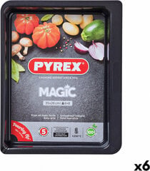 Krāsns trauks Pyrex Magic, 35 x 26 cm, 6 gab. cena un informācija | Cepamais papīrs, trauki, formas | 220.lv