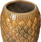 Puķu pods 18,5 x 18,5 x 23 cm Keramika Sinepes cena un informācija | Puķu podi | 220.lv