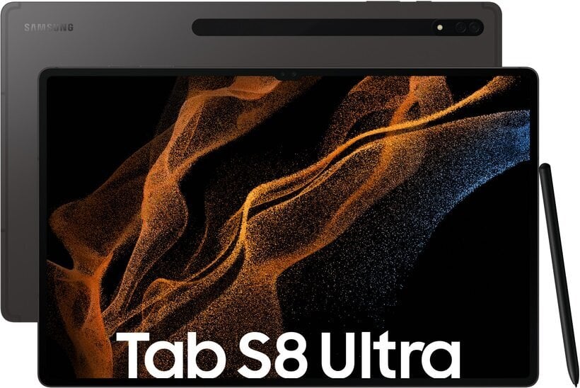 Samsung Galaxy Tab S8 Ultra WiFi 12/256GB SM-X900NZAEEUB Graphite цена и информация | Planšetdatori | 220.lv