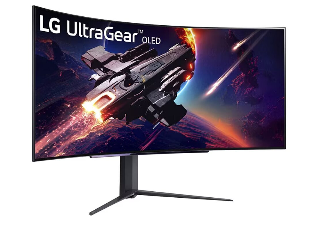 LG UltraGear 45GR95QE-B cena un informācija | Monitori | 220.lv