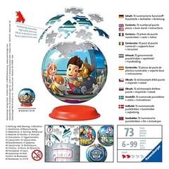 Ravensburger Paw Patrol, 72PC 3D finierzāģa mīkla - Amazon ekskluzīvā цена и информация | Пазлы | 220.lv