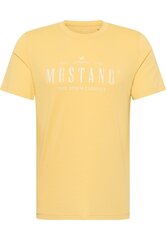 Mustang vīriešu t-krekls 1013824*9051, dzeltens 4058823399555 cena un informācija | Vīriešu T-krekli | 220.lv