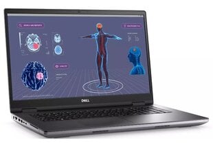 Dell Precision 17 7780, i9-13950HX, 32GB, 1TB SSD, Win11P cena un informācija | Portatīvie datori | 220.lv