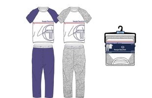Zēnu pidžama Sergio Tacchini mod. 0733 pelēka цена и информация | Пижамы, халаты для мальчиков | 220.lv