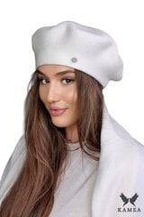 Kamea sieviešu berete AFRAH*06, dabiski balts 5903246758689 cena un informācija | Sieviešu cepures | 220.lv