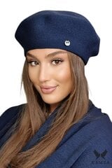 Kamea sieviešu berete AFRAH*09, tumši zils 5903246758740 cena un informācija | Sieviešu cepures | 220.lv